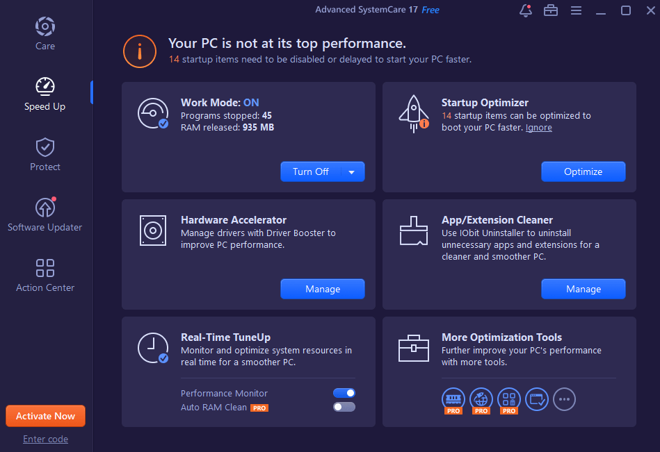 Advanced SystemCare Pro 17.4 Pro Key